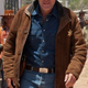 Illustration for article titled The Jasperz Longmire-Sheriff Walt Robert Taylor Suede Leather Coat Get 40% OFF Sale!